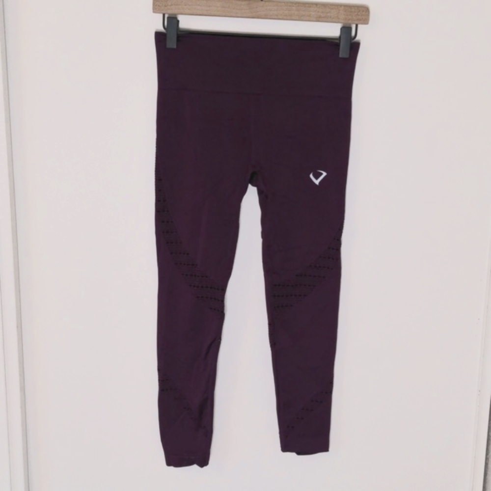 Violate The Dress Code Synergy Leggings Women's Dark Purple Size Medium
